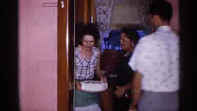 New York (1955): Woman Wearing Green Pron Hepplewhite Object On Dresser In Nursery