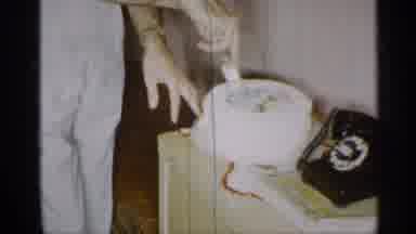 New York (1955): Someone Cutting Into Birthday Cake And Little Boy Comes Out