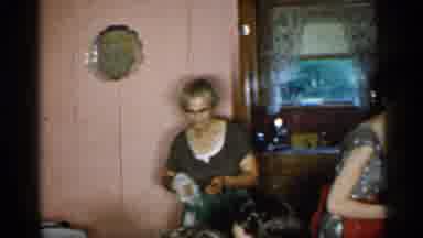 New York (1955): Super Family Members Enjoys Party And Willing To Get Cake And