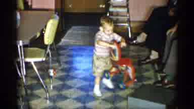 New York (1955): Little Baby Playing With Someone Much Larger Than Him In Cute Way