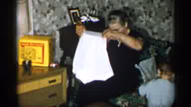 New York (1955): Grandma Checks Her Hf Pt Size And Baby Checks Round Pace