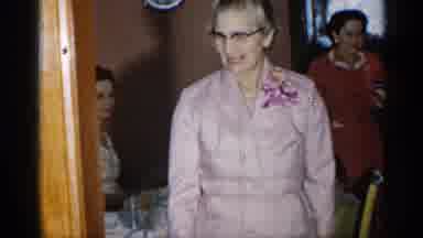 New York (1955): Special Occasion In Home Featuring A Elderly Relive Man And Young