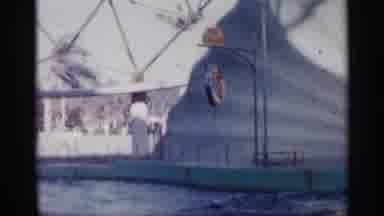 Alabama (1958): Floridness Geo Dome Features Enclosed Pool With Energetic Dolphin