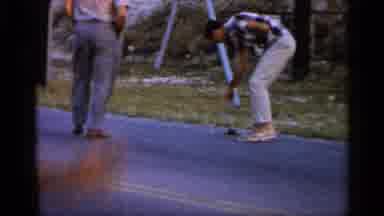 Alabama (1958): Man Holding Car Hanging Father On Piece Of Wood I Believe Smiling