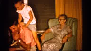 Dad's shoulders: the original kid-friendly amusement park ride!