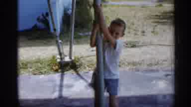 Florida (1958): Child Helping With The Clotheshorses