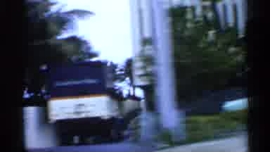 Florida (1958): Video Out Window Of Moving Car Past Lots Of Cars And Big Arched