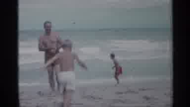 Florida (1958): People Enjoying Selves On Earshot Of Beach
