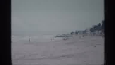 Florida (1958): People Hanging Round Beach Swimming