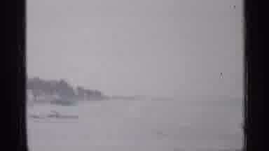 Florida (1958): Earshot Of Beach With Small Houses And Palm Trees Surrounding