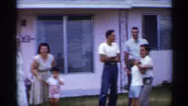 Florida (1958): Group Of Individuals Playing Outside With Small Children During