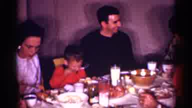 New Jersey (1958): One Happy Family Eating Dinner Together