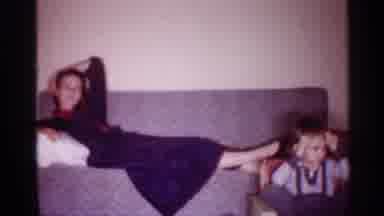 New Jersey (1958): Family W Relaxing In Couch Round Pace