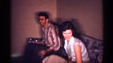 New Jersey (1958): Different Groups Of People Sitting On Couch Small Child Eves