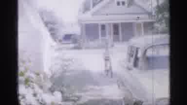 New Jersey (1958): Woman Cutting Cake With Two Boys Round Her Boy On Bike With