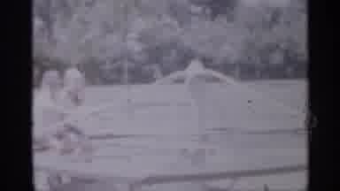 New Jersey (1958): Two Kid Spinning Round In Park And Guy With Sunglasses On
