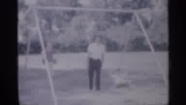 New Jersey (1958): Father Guides How To Play Inside Park And Ruefully Holds M Not