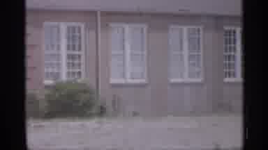 New Jersey (1958): Video While Driving Past Building With Man Windows