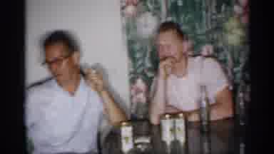 New Jersey (1958): Three Men Laughing And Talking While Enjoying Canned Beverages