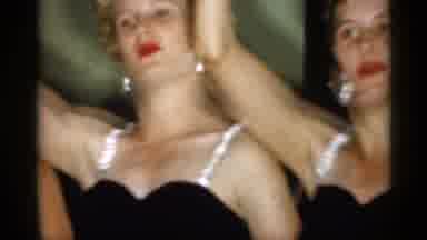 New Jersey (1958): Line Of Women Father On Chest Up With Right Arm Upraised