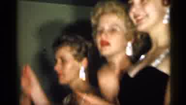 New Jersey (1958): Four Young Girls In Etching Tight Black Dresses And Jewelry