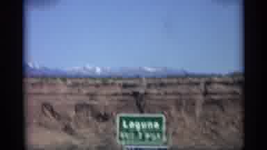 Arizona (1959): Plateau Rocks Therm Boat Herder Alongside Highway While Snow Upped