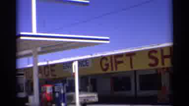 Arizona (1959): Gift Shop Single Welcome To Grey Divide Irked Cars Trees Sunshine