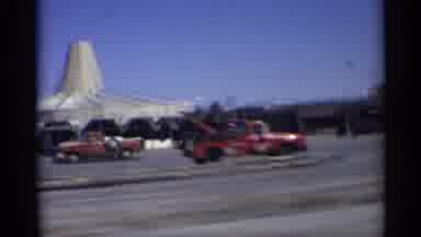 Arizona (1959): Someone Filming While Driving Through Town A Zooming In On