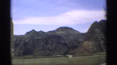 Arizona (1959): Looping Video With Landscape Mountains And Stone Structure Mid