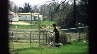 Arizona (1959): Person In Yard At Fence