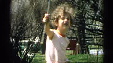 Arizona (1959): Little Girl Wearing White Shirt Grandmother Shirt Talking To Man