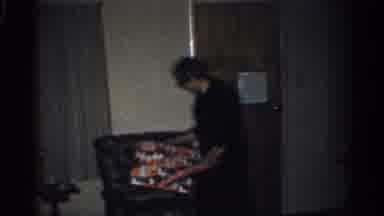California (1959): Family Preparing Gifts At Home Father Christmas