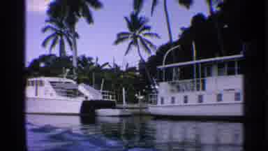California (1959): Large White Boys Sit Peacefully Long Dock While We Ass By M