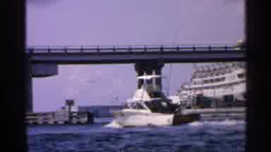 California (1959): Huge Sea Biotin With Rocks Shows Greatness Of Boat