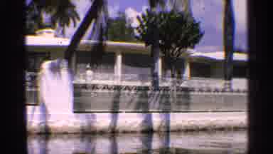 California (1959): Ride On Boat Through River And Houses On Edges Of Same River