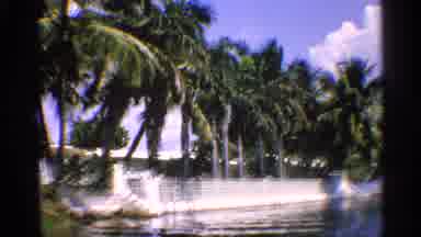 California (1959): Big River And Beautiful Ships Moving With People And Long Water