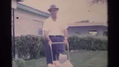 Florida (1959): Grandpa Ekes New Baby Boy Round Yard To Enjoy Farthest Spring Air