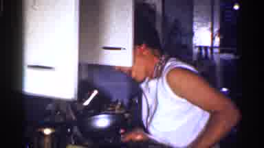 Florida (1959): Woman Pouring Juice Other Liquid Father On Jug Into Different