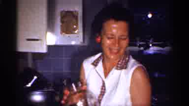 Florida (1959): Huge Number Of Family Members Enjoys Diner With Lady
