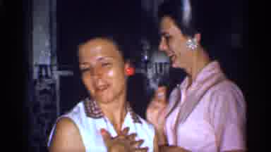 Florida (1959): Two Ladies Smoking And Laughing In Bathroom While Male Looks Way