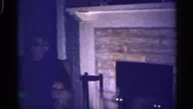 Florida (1959): People Sit In Dr Living Room Man Sits In Chair Next To Fireplace