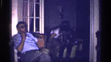 Florida (1959): Family Greg Sitting On Of At Night And Talking
