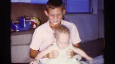 Florida (1959): Big Bros Of Small Girl And Hole Family Enjoys And Plays With Girl