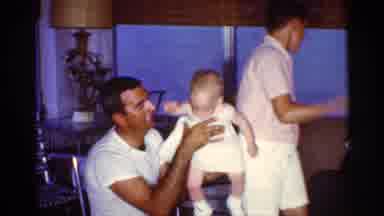 Florida (1959): Woman Sitting On Couch Lugs S Father And Children Ply And Once