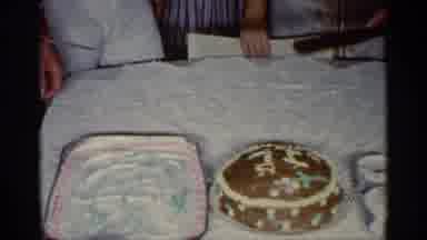 Florida (1959): Birthday Cake Cutting By Older Man With Nice Cl's On