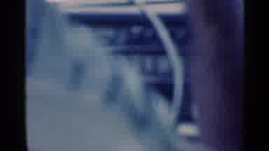 Indiana (1959): Processioning Green Ta Rend Blue Sky While Person Drives With Lit