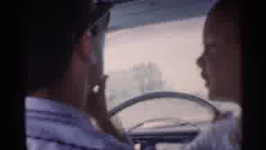 Indiana (1959): Person Rides In Hothouse Dawn Buggy On Bright Sunny Day