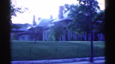 Indiana (1959): Neighborhood Full Of Stately Mo Others With Wrought Iron Fences