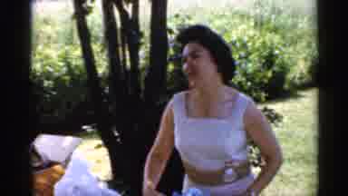 Indiana (1959): Lady Standing Behind Table In Outdo Others And Opening Ht Looks