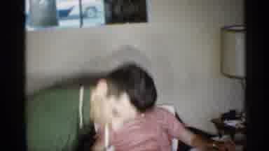 Indiana (1959): Two Men Are Relaxing In Living Room And Smoking Aigrettes